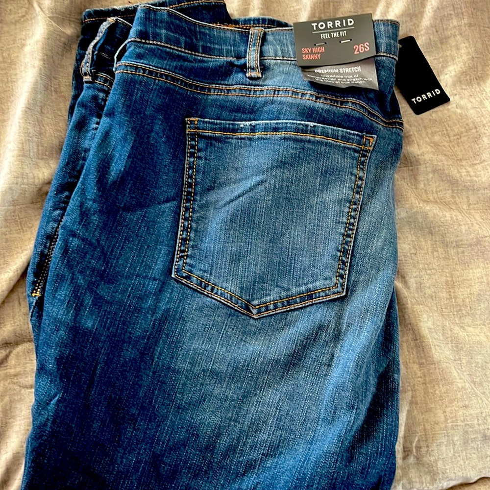 Brand New Blue Torrid Jeans With Tag